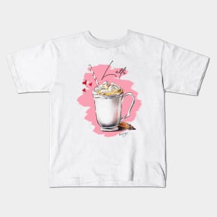 Latte coffee Kids T-Shirt